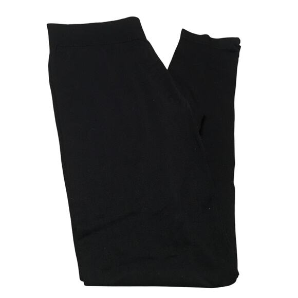 Faded Glory Large Black Leggings With Wide Waistband - Picture 1 of 2